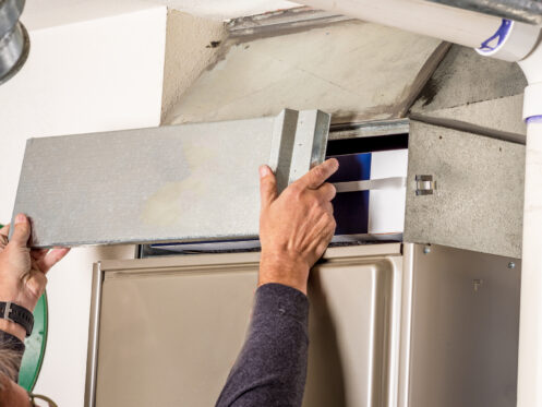 accessing furnace for maintenance